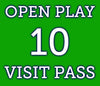 Open Play- 10 Visit Pass